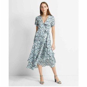 Club Monaco Wrap Midi Dress